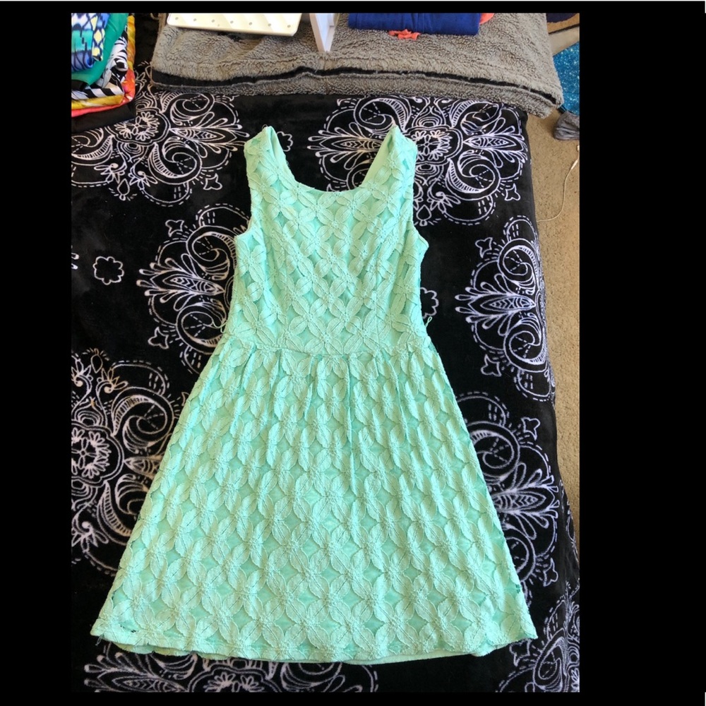 Light Blue Flower Dress